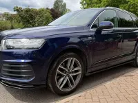 Used Audi Q7 S-Line 272 HP (200 kW) 2018 Blue SUV