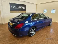 Used Mercedes C220 AMG line 2018 Blue Sedan