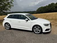 Used Audi A3 S-Line 150 HP (110 kW) 2017 White Hatchback