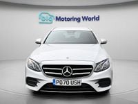 Usado Mercedes E200 AMG line 184 CV (135 kW) 2020 Plateado Familiar