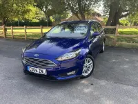 Used Ford Focus Zetec 120 HP (88 kW) 2016 Blue Estate