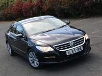 Used VW CC 160 HP (117 kW) 2009 Black Sedan
