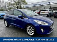 Used Ford Fiesta Titanium 100 HP (73 kW) 2017 Blue Hatchback