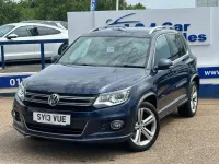 Used VW Tiguan R-line 177 HP (130 kW) 2013 Blue SUV