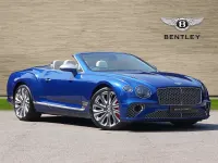 Used Bentley Continental GT Convertible Mulliner 2021 Blue Cabriolet