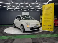 Used Fiat 500 Lounge 69 HP (50 kW) 2009 White Cabriolet