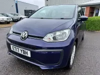 Used VW up! move up! 60 HP (44 kW) 2017 Blue Hatchback