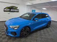 Used Audi A3 S-Line 150 HP (110 kW) 2021 Blue Sedan