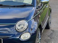 Used Fiat 500C Riva 69 HP (50 kW) 2017 Blue Cabriolet