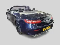 Begagnad Mercedes E220 AMG line 194 HK (142 kW) 2018 Blå Cab