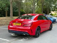 Used Mercedes CLA180 AMG line 2017 Red Coupe