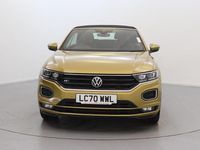 Used VW T-Roc Cabriolet R-line 150 HP (110 kW) 2020 Yellow Cabriolet