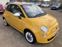 Used Fiat 500 69 HP (50 kW) 2013 Yellow Hatchback