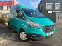 Used Ford Transit Custom Trend 130 HP (95 kW) 2018 Green Van