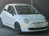 Used Fiat 500 Pop 69 HP (50 kW) 2010 White Hatchback