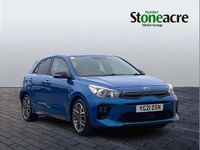Used Kia Rio GT-Line S 120 HP (88 kW) 2021 Blue Hatchback