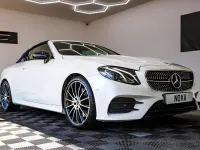 Begagnad Mercedes E350 AMG line 313 HK (230 kW) 2019 Vit Cab