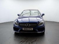 Used Mercedes C220 AMG Line Premium 170 HP (125 kW) 2018 Blue Coupe