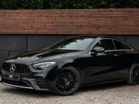 Used Mercedes E300 AMG line 2021 Black Coupe