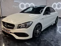 Used Mercedes CLA220 AMG line 177 HP (130 kW) 2017 White Coupe