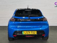 Used Peugeot e-208 Premium 100 kW (136 HP) 2021 Blue Hatchback
