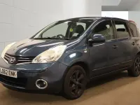Used Nissan Note N-TEC 110 HP (80 kW) 2012 Blue Hatchback