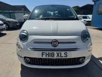 Used Fiat 500 Lounge 69 HP (50 kW) 2018 White Hatchback