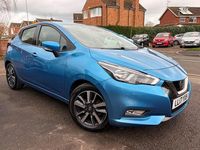 Used Nissan Micra Acenta 90 HP (66 kW) 2017 Blue Hatchback