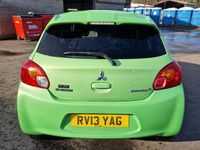 Used Mitsubishi Mirage 2013 Green Hatchback