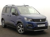 Used Peugeot Rifter GT-line 129 HP (94 kW) 2020 Blue MPV