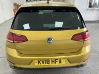 Used VW Golf VII R-line 147 HP (108 kW) 2018 Yellow Hatchback