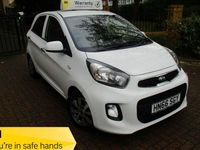 Used Kia Picanto 65 HP (47 kW) 2016 Pearl white Hatchback