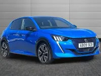 Used Peugeot e-208 GT-line 98 kW (134 HP) 2020 Blue Hatchback