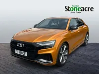 Used Audi Q8 Black Edition 375 HP (275 kW) 2021 Orange SUV