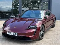 Used Porsche Taycan Performance Package 419 kW (571 HP) 2022 Red Estate