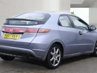 Used Honda Civic EX 2007 Blue Hatchback
