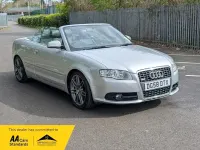 Used Audi A4 Cabriolet S-Line 2008 Silver Cabriolet