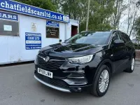 Used Vauxhall Grandland X Business Edition 130 HP (95 kW) 2019 Black SUV