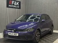 Used VW Polo Match 95 HP (69 kW) 2024 Purple Hatchback