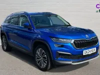 Used Skoda Kodiaq SE L Executive 150 HP (110 kW) 2024 Race blue metallic SUV