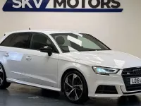 Used Audi S3 Sportback Black Edition 300 HP (220 kW) 2019 White Hatchback