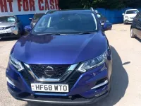 Used Nissan Qashqai N-Connecta 115 HP (84 kW) 2018 Blue SUV