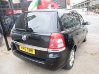 Used Vauxhall Zafira 115 HP (84 kW) 2012 Black MPV