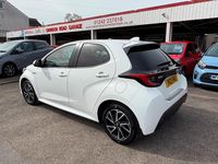 Used Toyota Yaris Hybrid Design 2021 White Hatchback