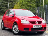 Used VW Golf VI Match 103 HP (75 kW) 2008 Red Hatchback