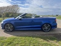 Used Audi S3 Cabriolet Advanced 300 HP (220 kW) 2015 Blue Cabriolet