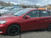 Used Nissan Pulsar Acenta 110 HP (80 kW) 2015 Red Hatchback