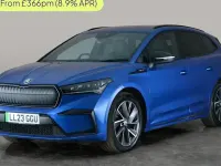 Used Skoda Enyaq iV SportLine 150 kW (204 HP) 2022 Blue SUV