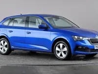Used Skoda Scala SE 110 HP (80 kW) 2023 Blue Hatchback