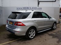 used Mercedes ML350 M-Class 2013 (63) MERCEDES BENZCDI BLUETEC AMG SPORT ESTATE DIESEL AUTO SILV